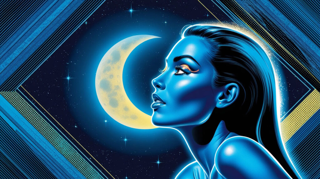 Meaning of the Moon in your horoscope for women men weak strong capriastro capri astro astrology afflicted reading natal chart