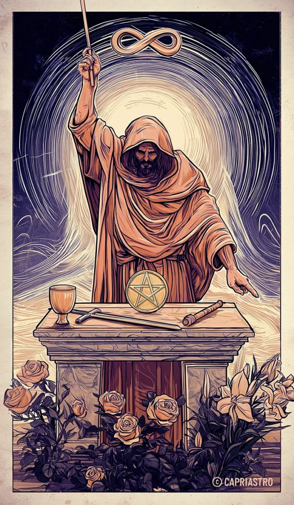The Magician, tarot card