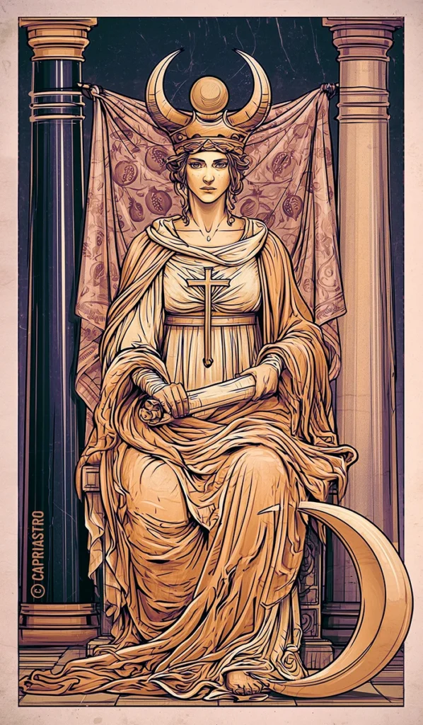 The High Priestess, tarot card