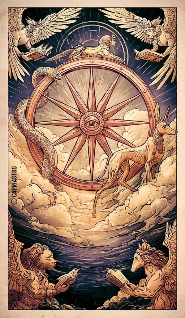 Wheel of Fortune, tarot card