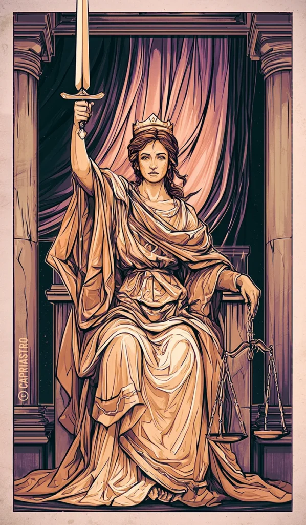 Justice, tarot card
