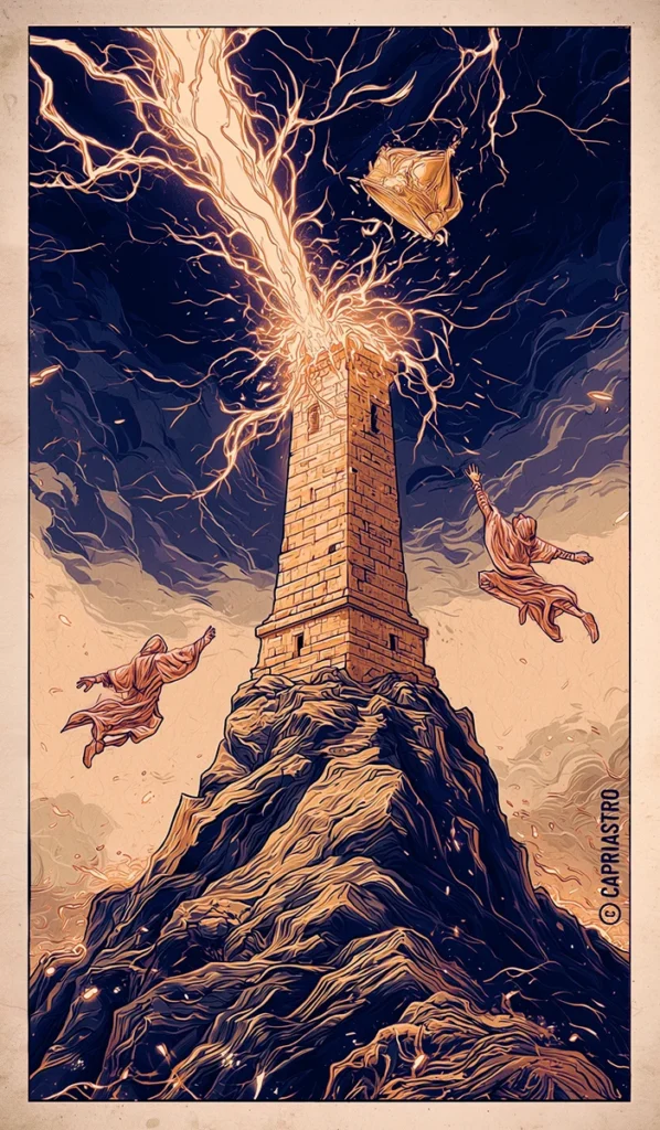 The Tower, tarot card